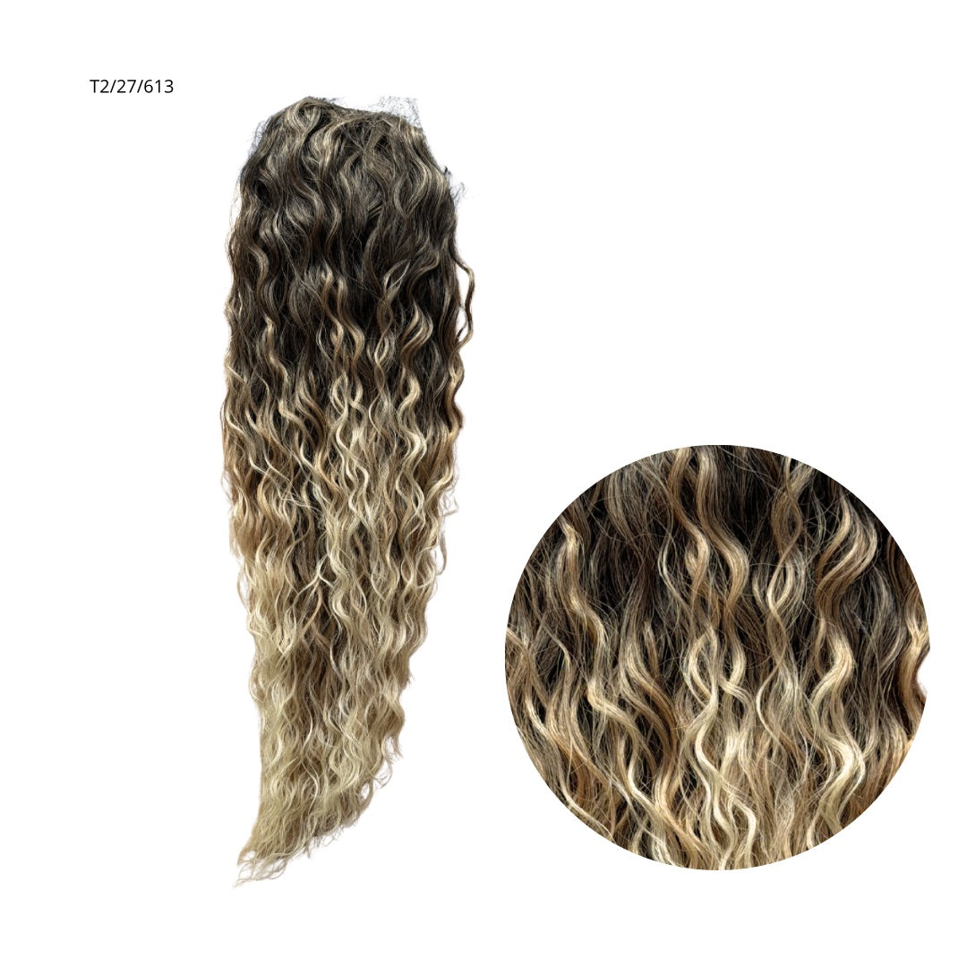 ICHA Beauty Waterwave Hästsvans – syntetisk hårförlängning 50 cm / 20"