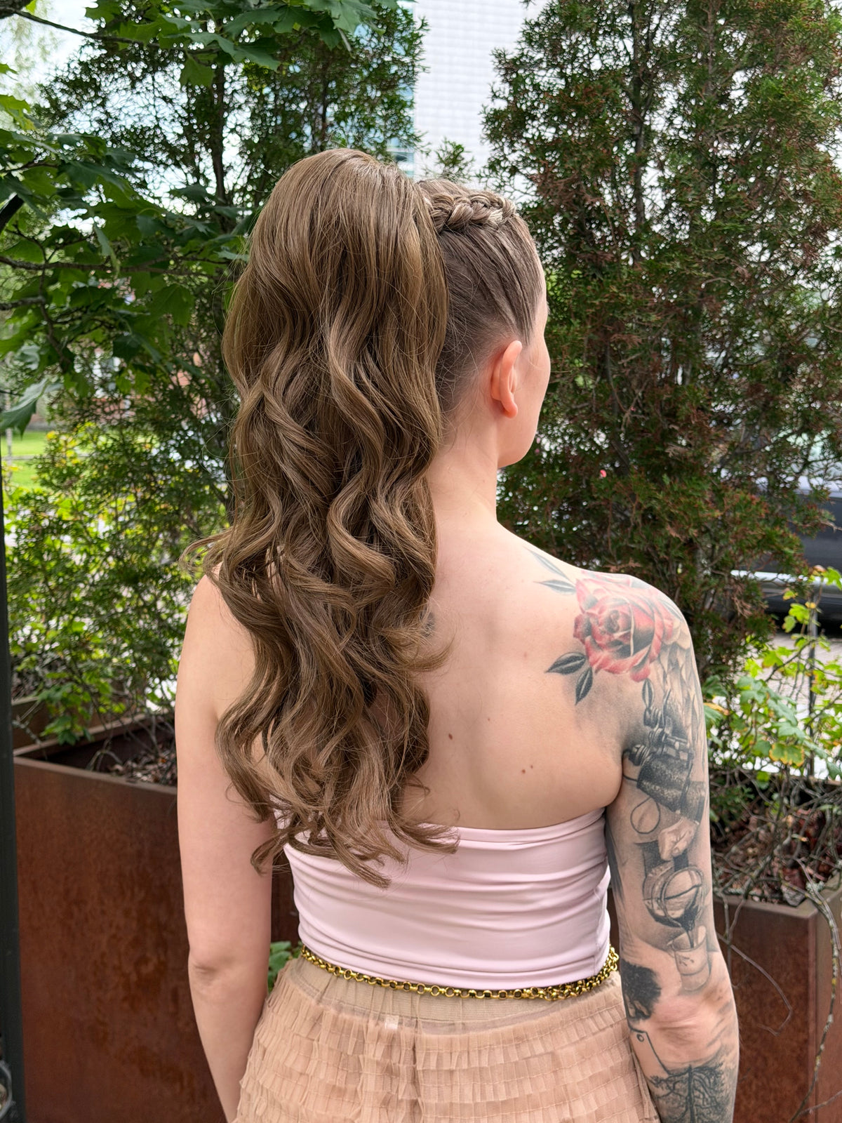 ICHA Beauty Loose Wave Hästsvans – syntetisk hårförlängning 50 cm / 20"
