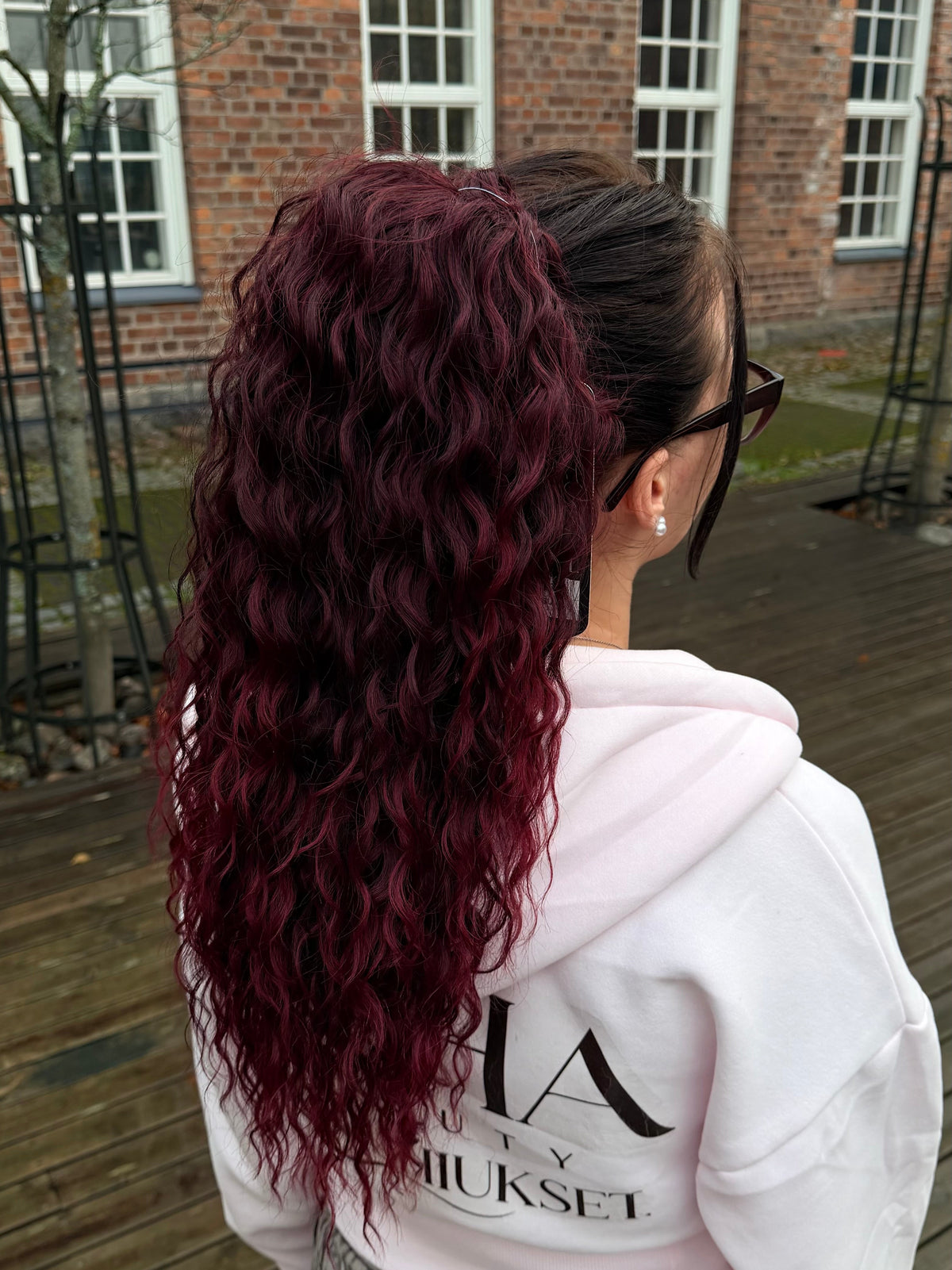 ICHA Beauty Waterwave Hästsvans – syntetisk hårförlängning 50 cm / 20"