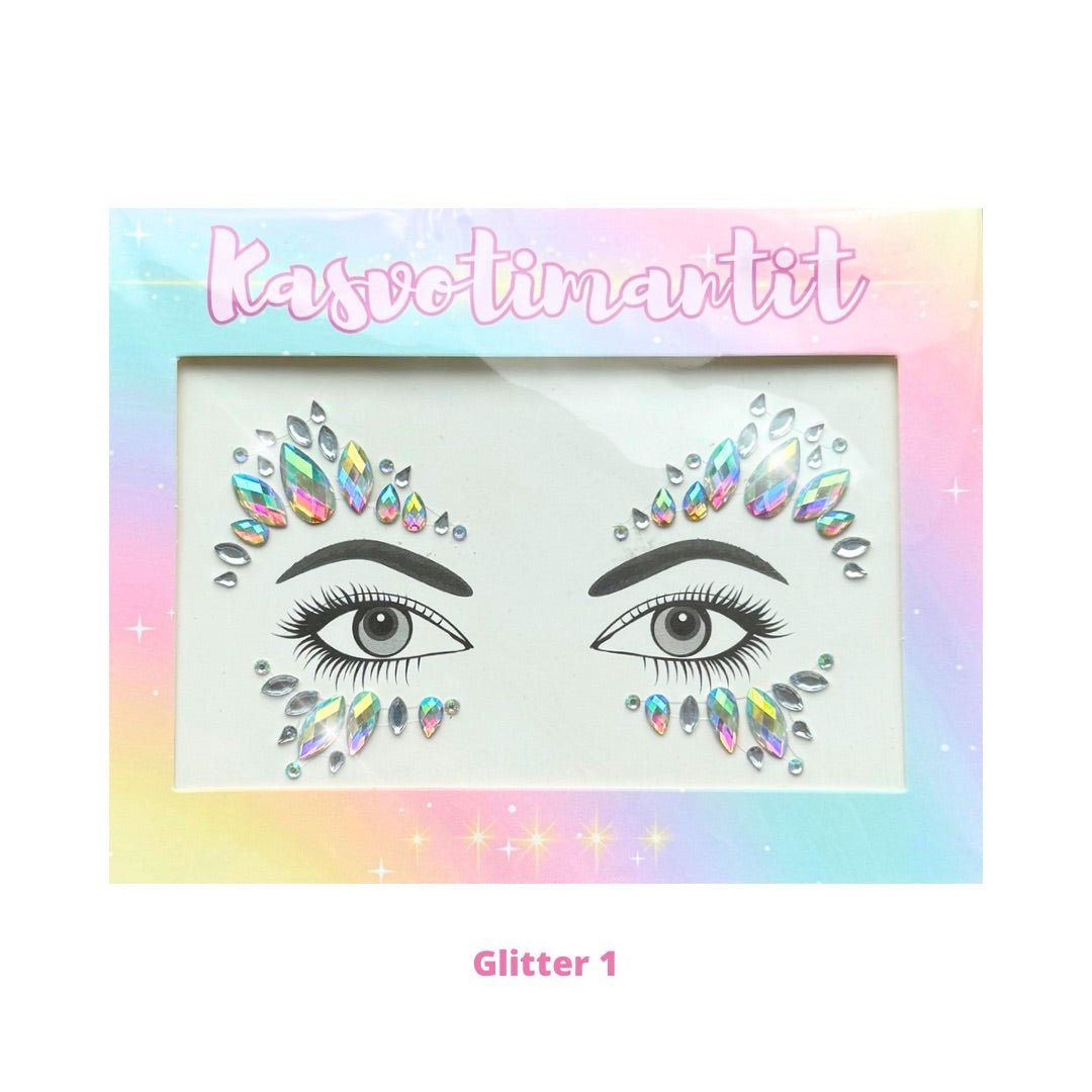 Kasvotimantit - Face gems - Kuituhiukset.fi