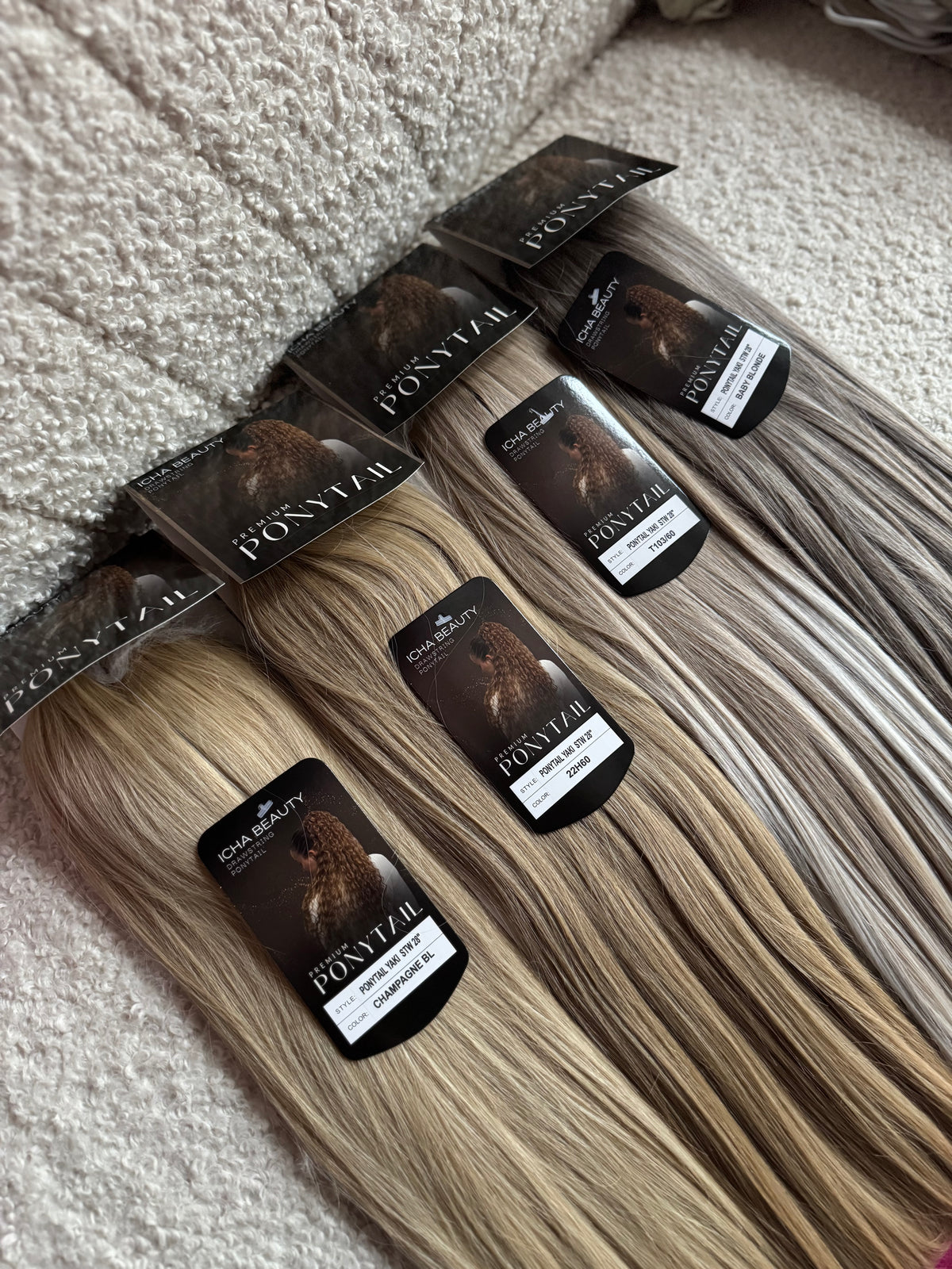 ICHA Beauty premium poninhännät 40-50cm