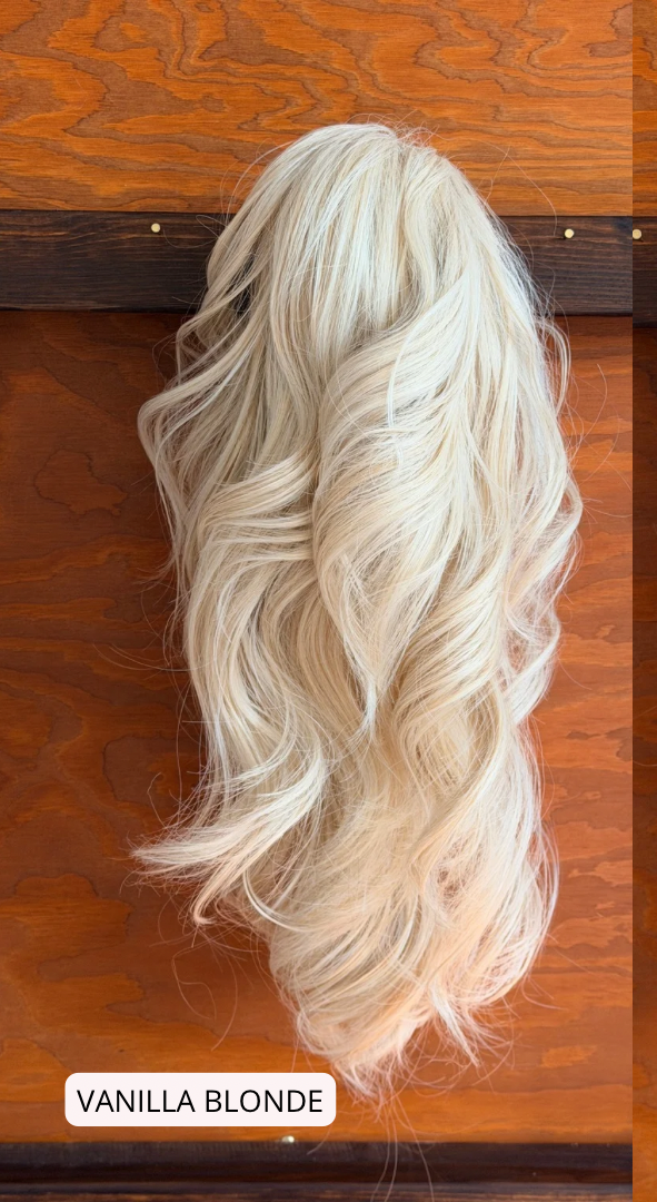 ICHA Beauty Blowout Multiway Hästsvans – clip & dragsnöre 40 cm