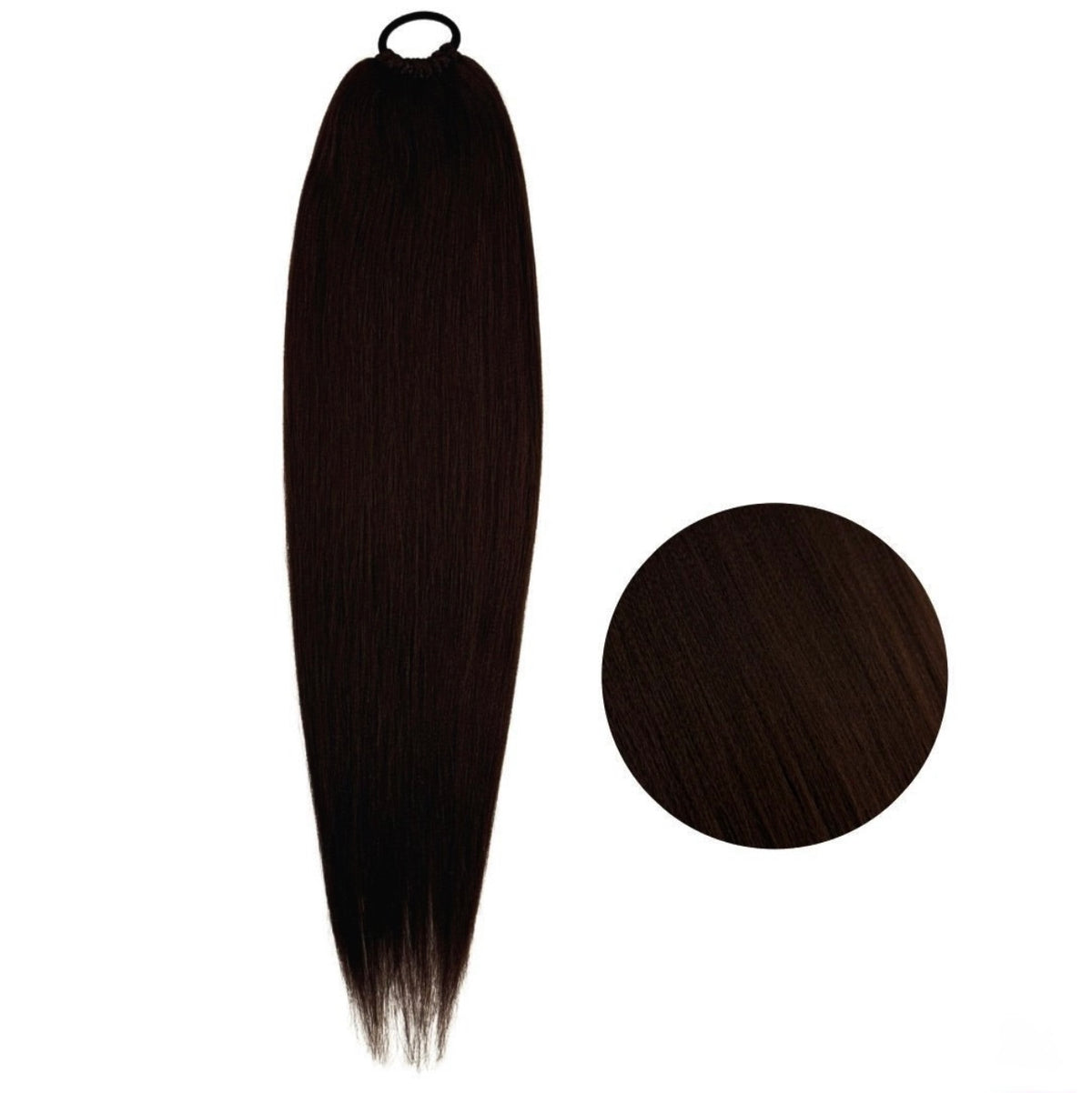 ICHA Beauty Ponytail kuituhiusponinhäntä 70cm klipsikiinnitteinen pidennys