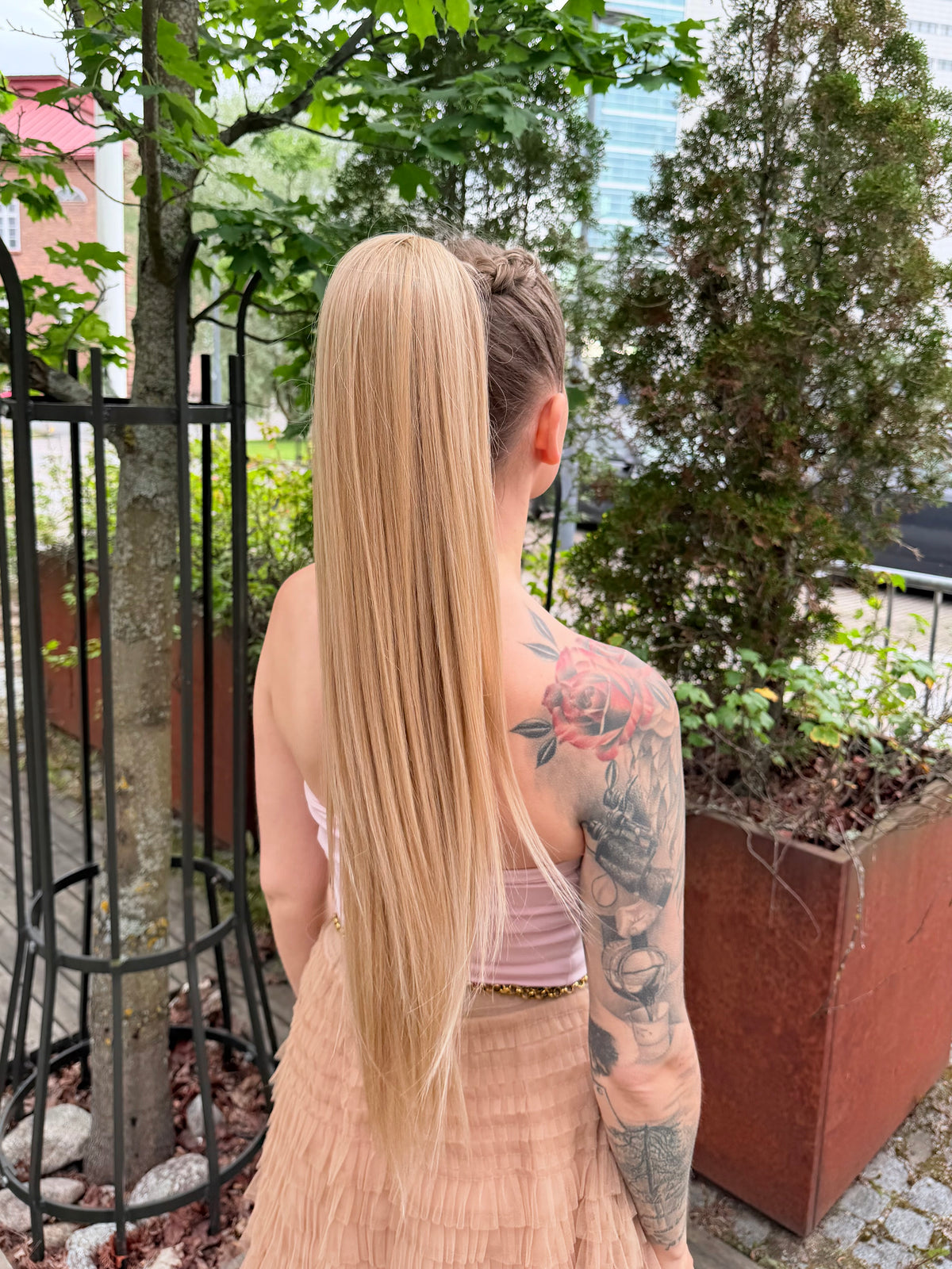 ICHA Beauty Straight Ponytail – Synthetic Hair Extension 70 cm / 28"