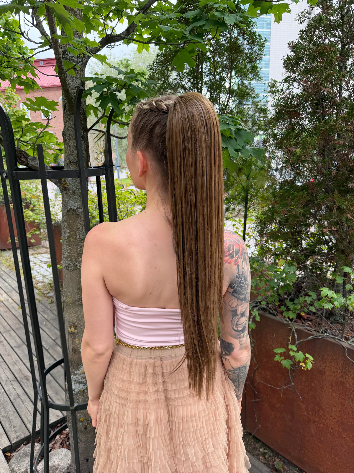 ICHA Beauty Straight Ponytail – Synthetic Hair Extension 70 cm / 28"
