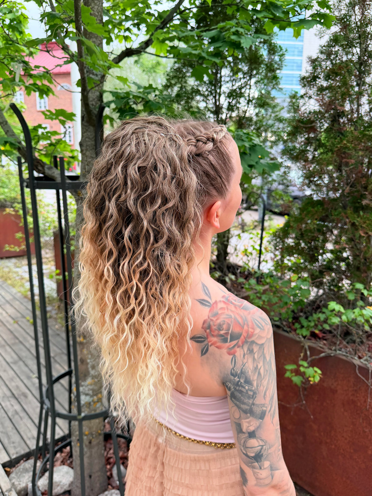 ICHA Beauty Waterwave Hästsvans – syntetisk hårförlängning 50 cm / 20"