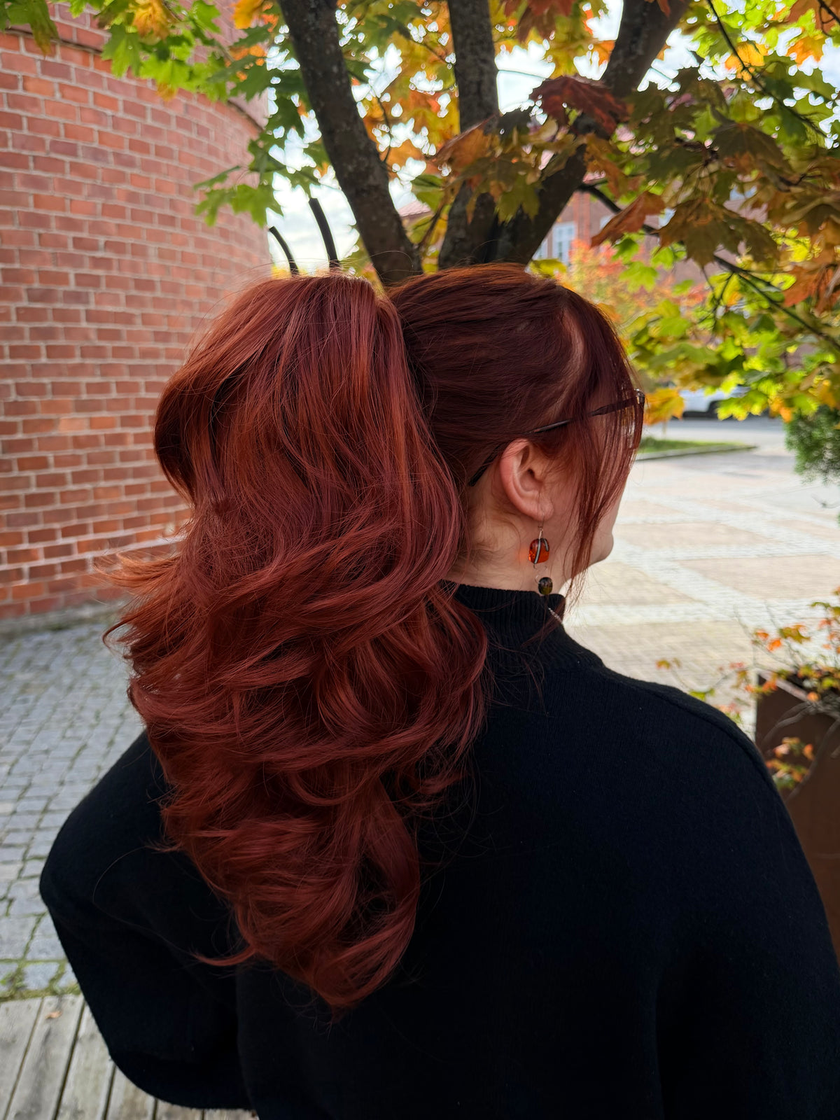 ICHA Beauty Blowout Multiway Hästsvans – clip & dragsnöre 40 cm