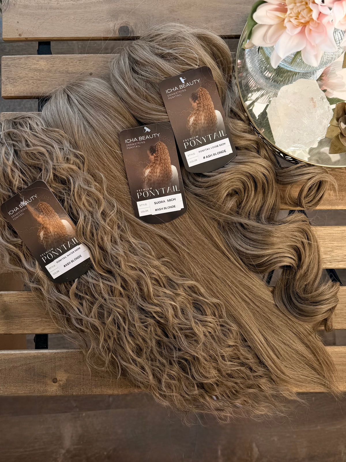 ICHA Beauty Loose Wave Ponytail – Synthetic Hair Extension 50 cm / 20"