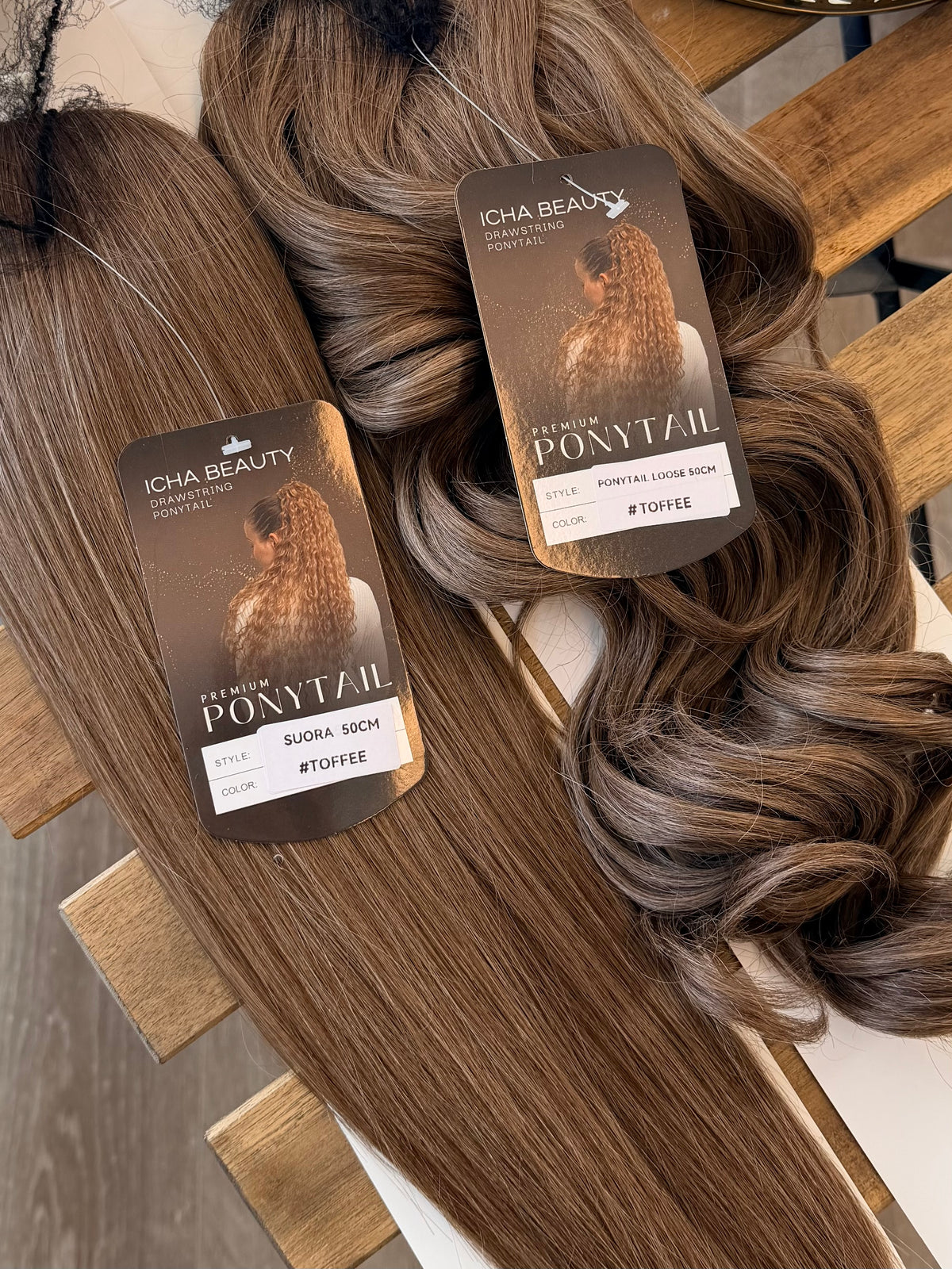 ICHA Beauty Loose Wave Ponytail – Synthetic Hair Extension 50 cm / 20"