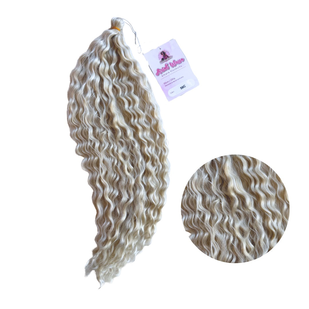 Curly fiber hair Ariel Wave 55cm