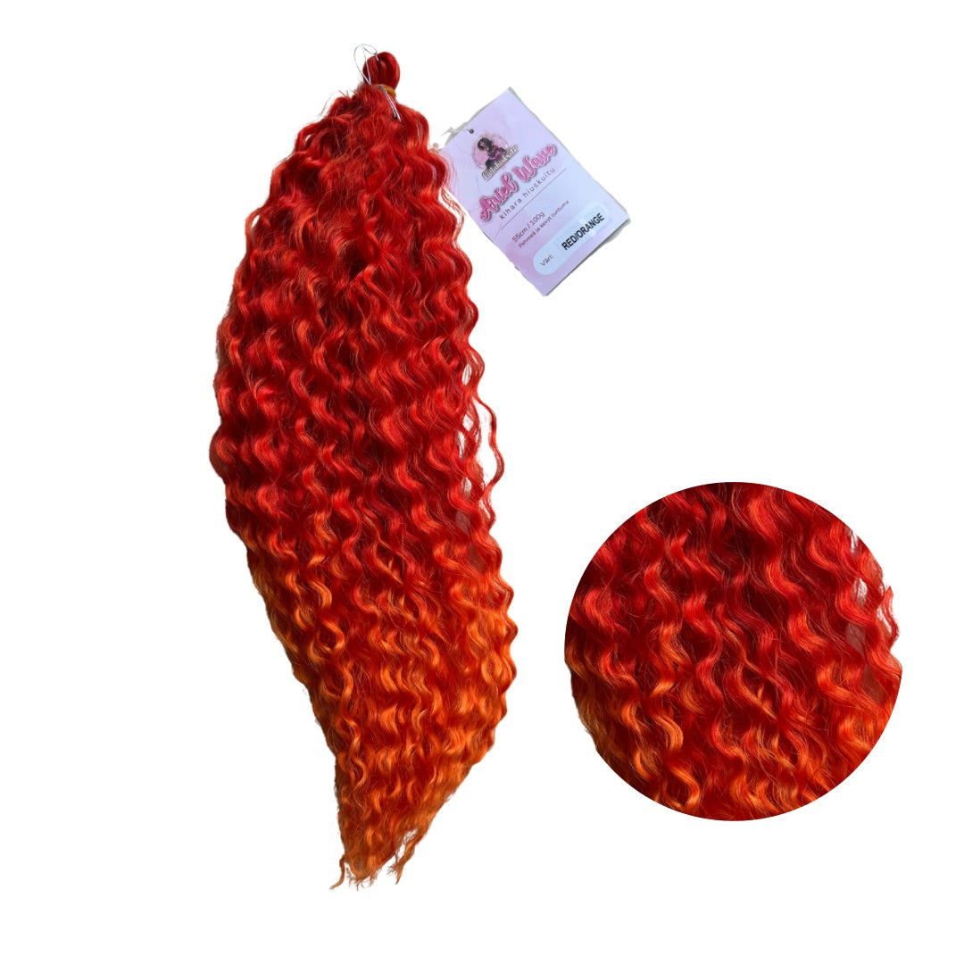 Curly fiber hair Ariel Wave 55cm