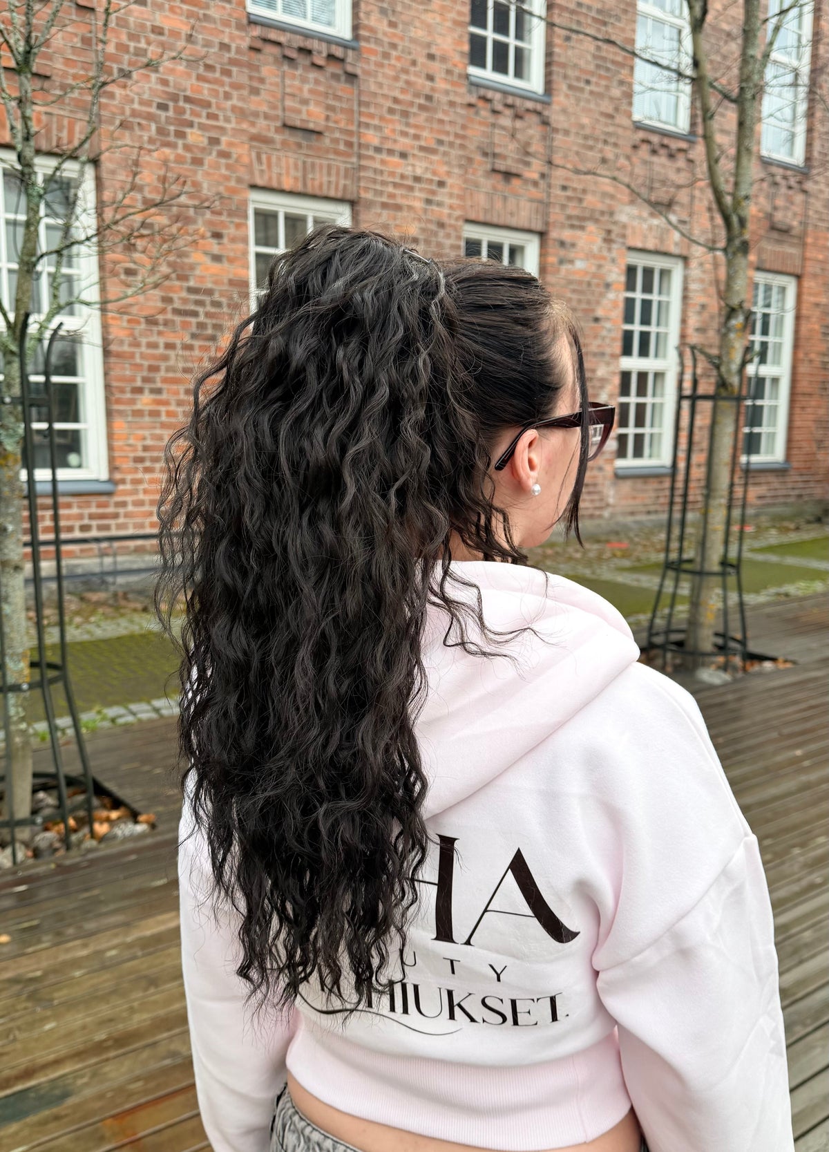 ICHA Beauty Waterwave Hästsvans – syntetisk hårförlängning 50 cm / 20"