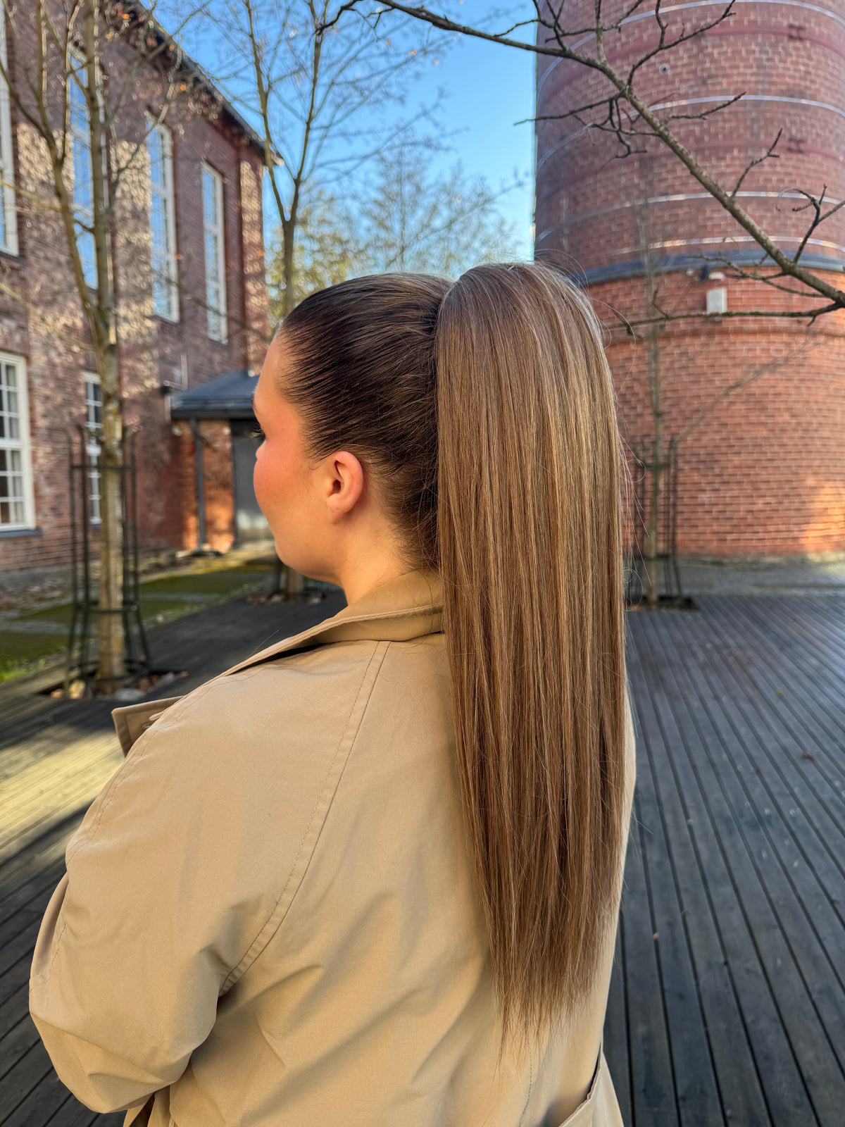 ICHA Beauty Rak Hästsvans – syntetisk hårförlängning 50 cm / 20"
