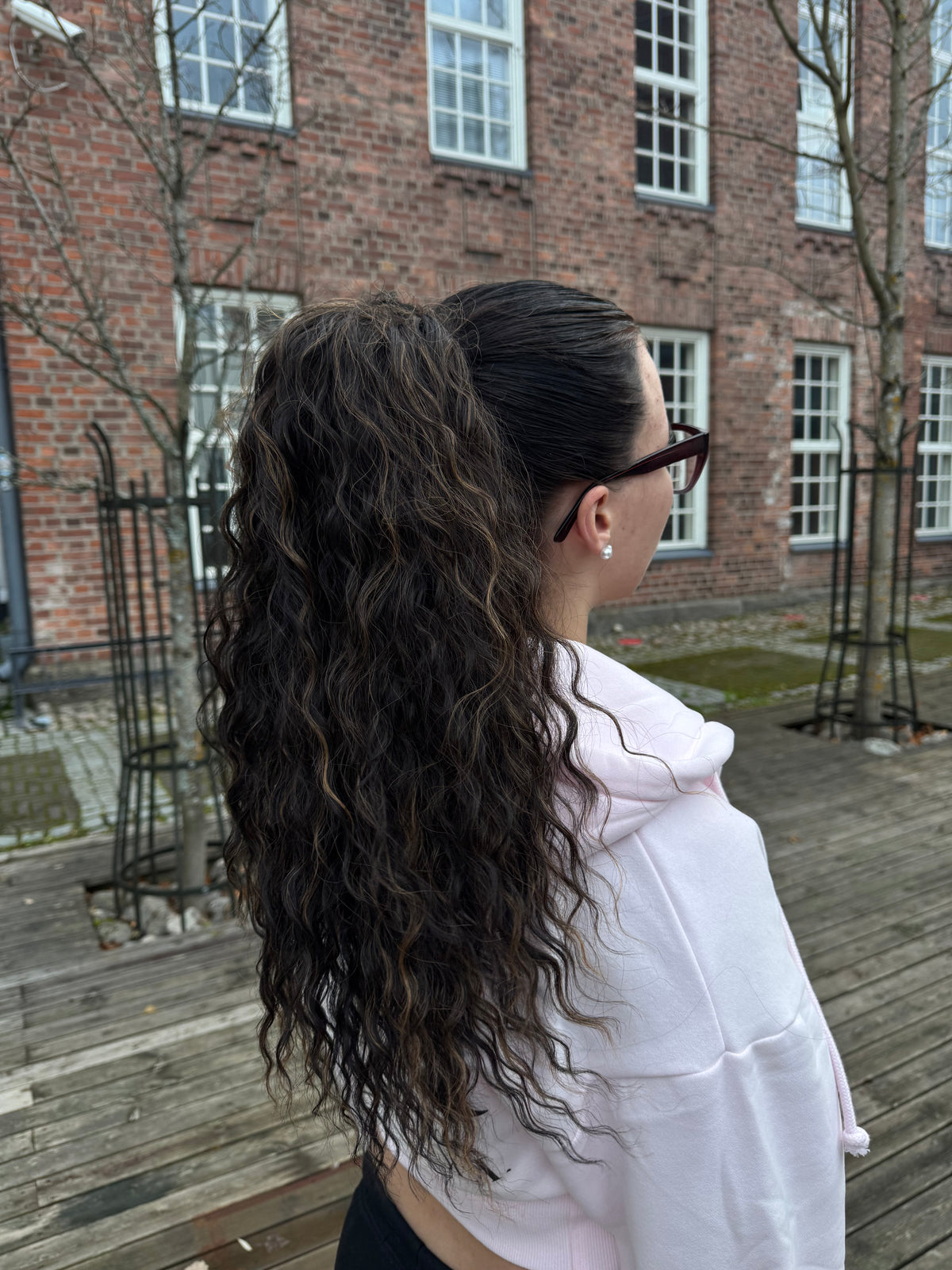 ICHA Beauty Waterwave Hästsvans – syntetisk hårförlängning 50 cm / 20"