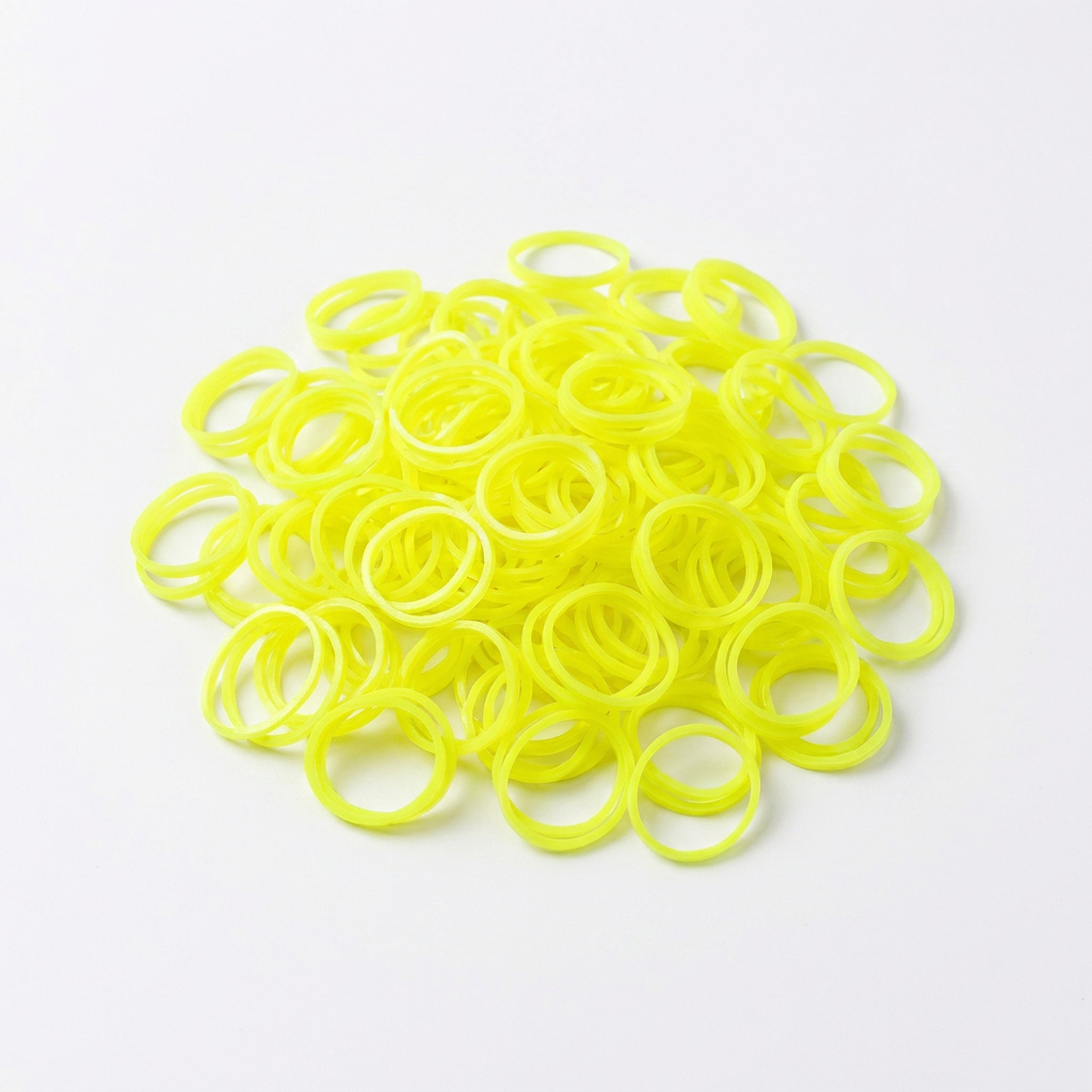 Durable elastic bands 500 pcs – for braiding and hairstyles