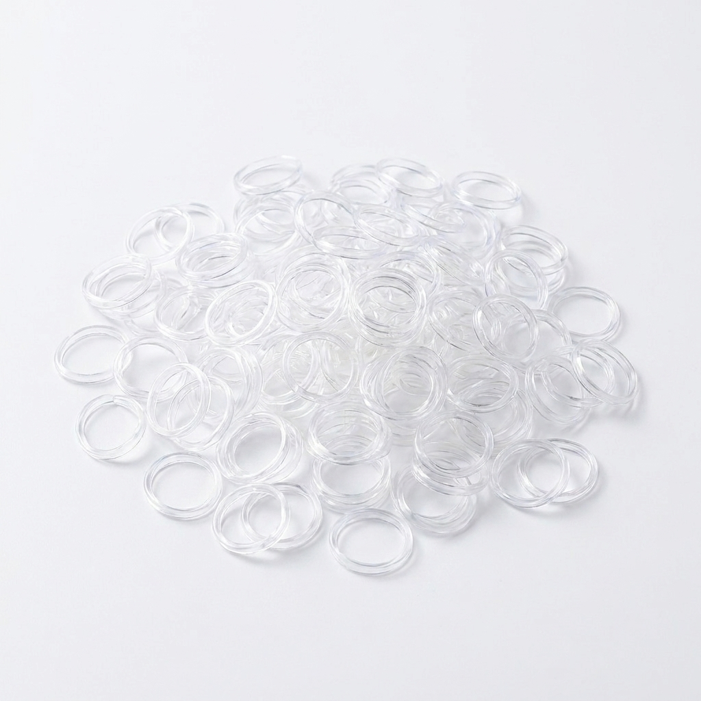 Durable elastic bands 500 pcs – for braiding and hairstyles