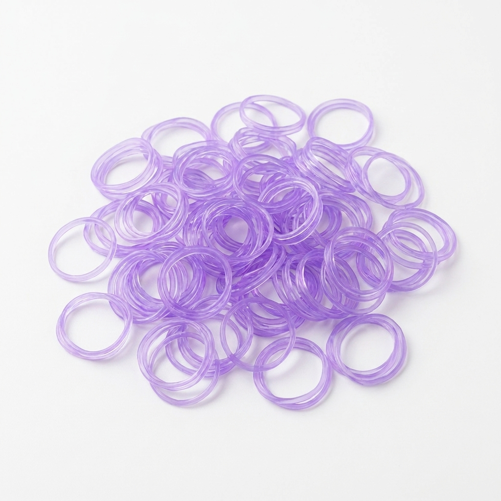 Durable elastic bands 500 pcs – for braiding and hairstyles
