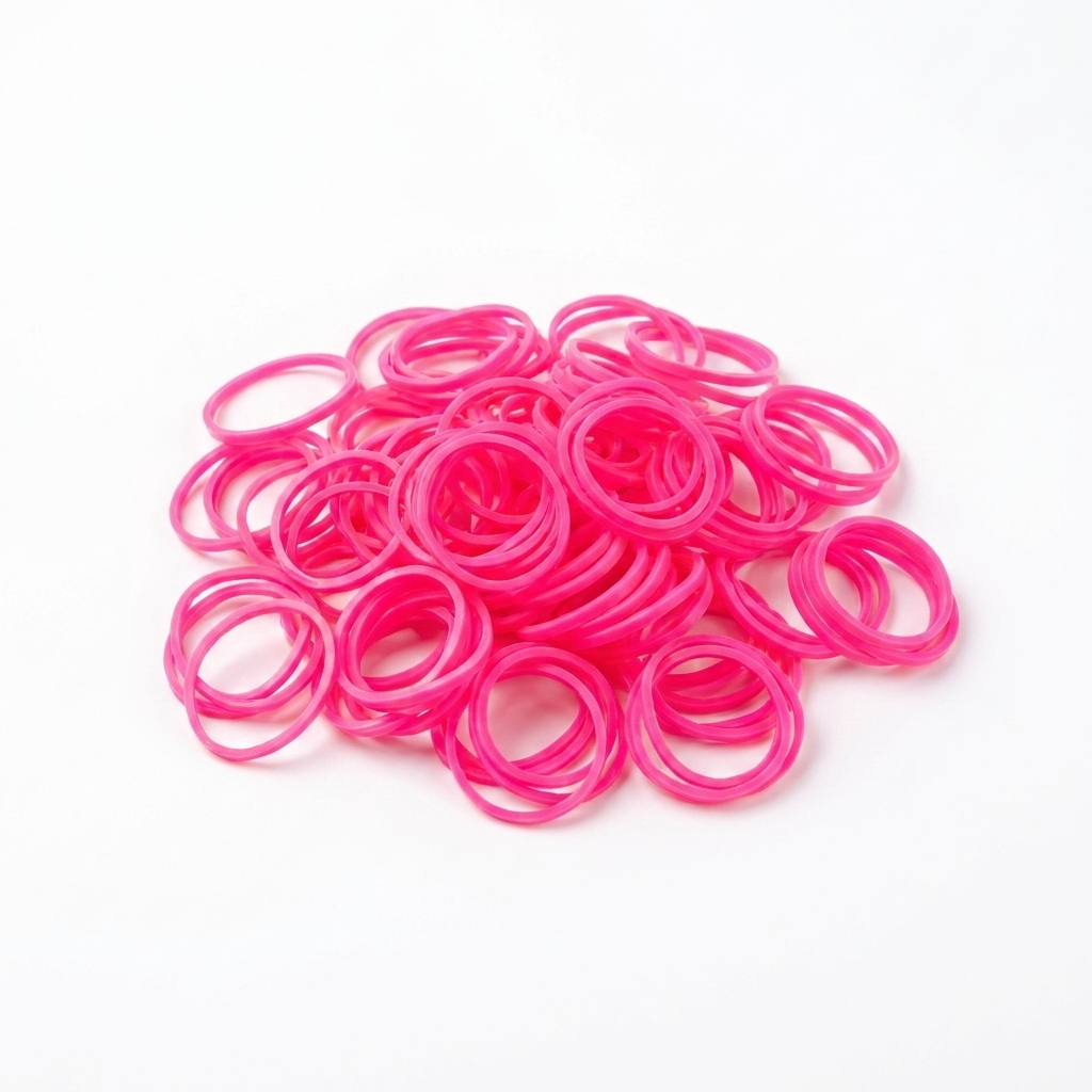 Durable elastic bands 500 pcs – for braiding and hairstyles