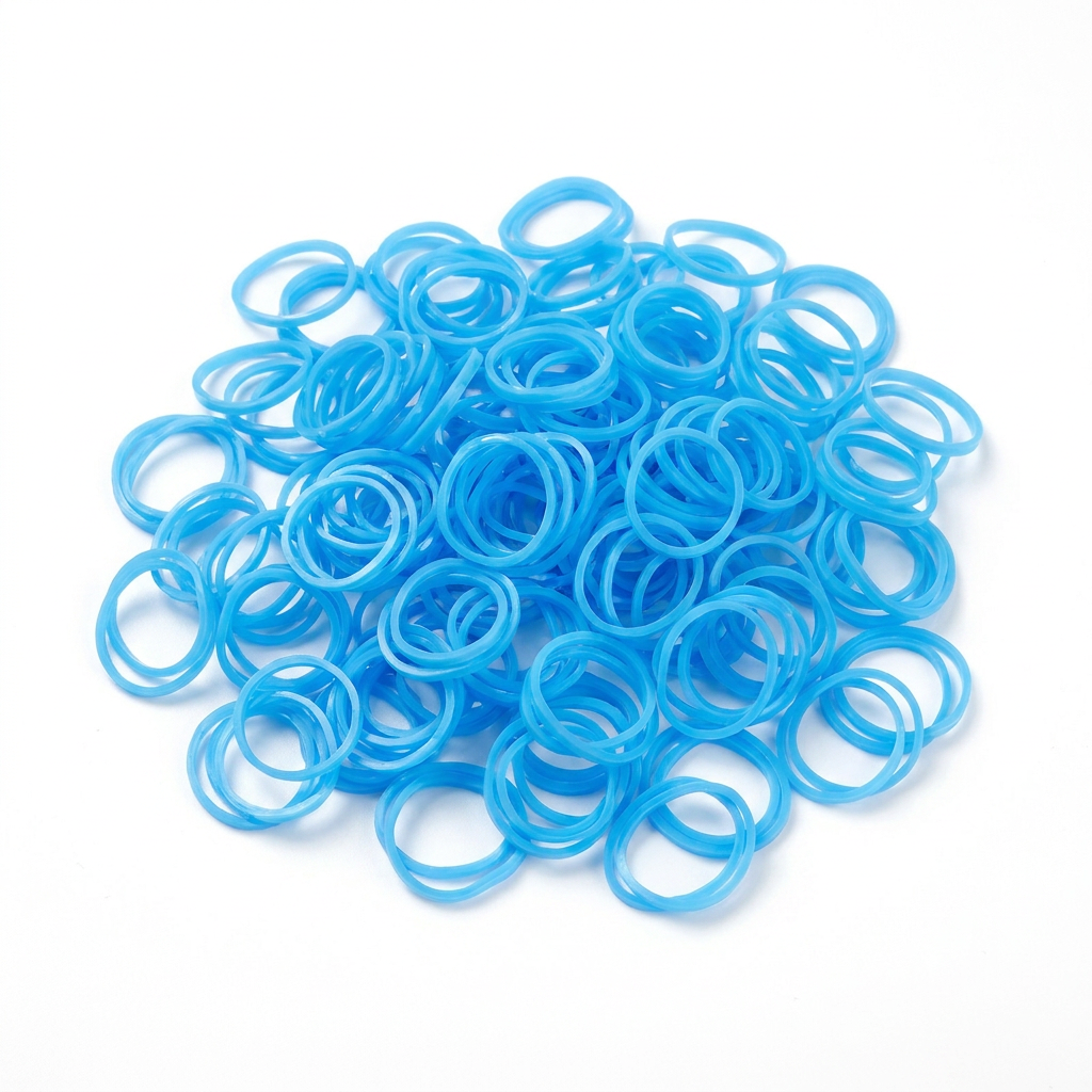 Durable elastic bands 500 pcs – for braiding and hairstyles
