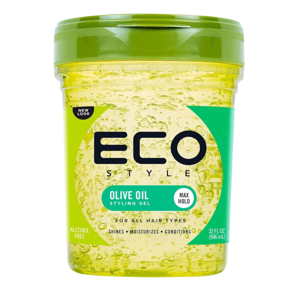 EcoStyler Olive Oil - Letitysgeeli Iso koko 946ml - Kuituhiukset.fi