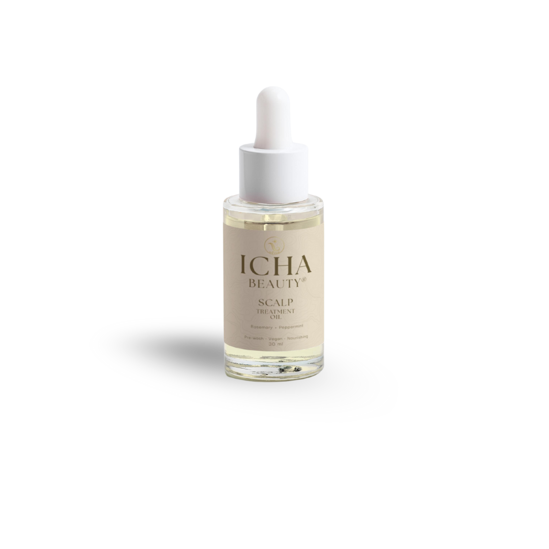 ICHA Beauty® Scalp Oil Serum –Kevyt Hiuspohjaöljy Rosmariinilla ja Piparmintulla 30ml
